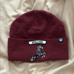 Goorin Bros Burgundy Stallion Beanie